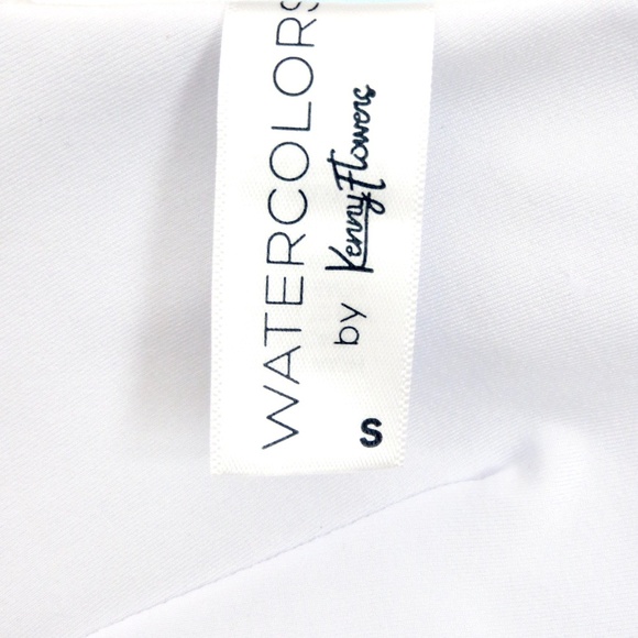 NEW! Kenny Flowers The Maldives Sporty Triangle Bikini Top Blue SZ S, M - Picture 15 of 16